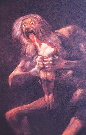 Goya, Kronos devouring 